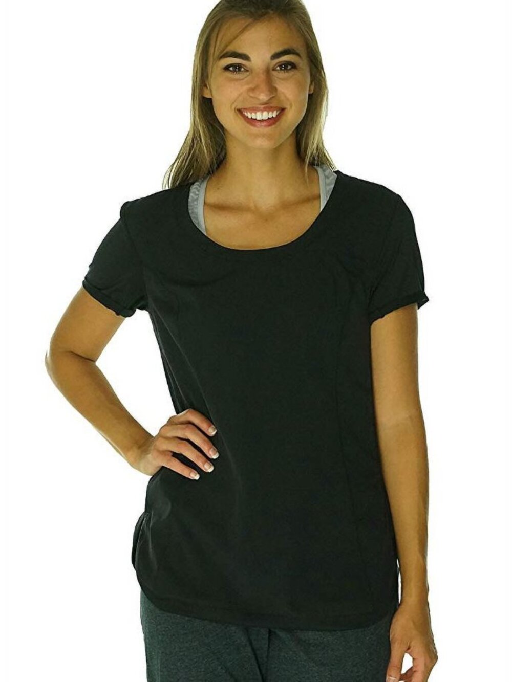 Calvin Klein Womens Performance Racerback T-Shirt